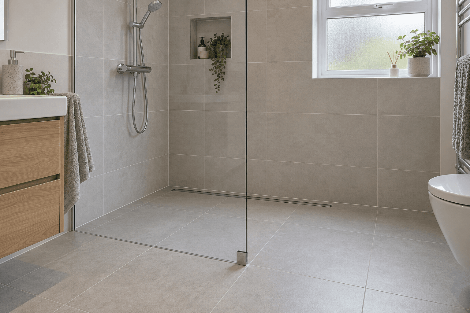 Wet Room Conversions Lytham St Annes: Where the Drain Goes and Where the Screen Stands
